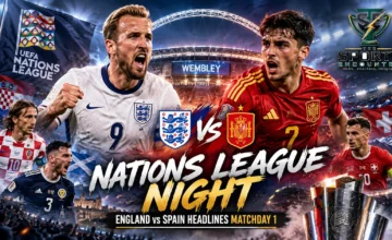 England and Spain players headline the September 26, 2026 UEFA Nations League schedule alongside Croatia, Scotland and Switzerland.