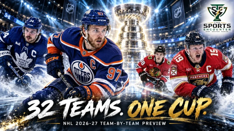 NHL 2026-27 team-by-team season preview featuring Stanley Cup contenders, superstars, rookies and all 32 teams ahead of opening night.
