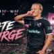 Joel Pohjanpalo celebrates after Palermo's 5-2 Coppa Italia win over Mantova, with the final score and scorers displayed beside him.
