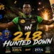 Johnson Charles celebrates during St Kitts and Nevis Patriots’ six-wicket win over Barbados Tridents after chasing 218 in CPL 2026 Match 23.