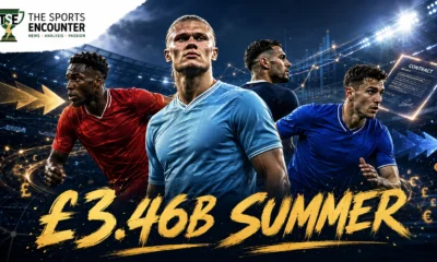 Premier League clubs dominate the 2026 summer transfer market as record spending reaches approximately £3.46 billion across England’s top flight.