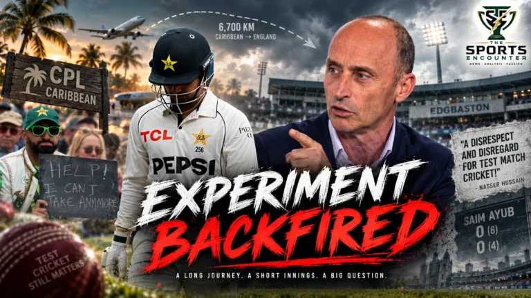 Saim Ayub walks off at Edgbaston as Nasser Hussain criticizes PCB’s decision to recall him from the CPL for Pakistan’s third Test against England.