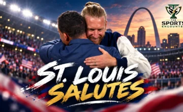 Tim Ream honored at Energizer Park in his hometown of St. Louis after announcing his retirement from the United States men's national team.