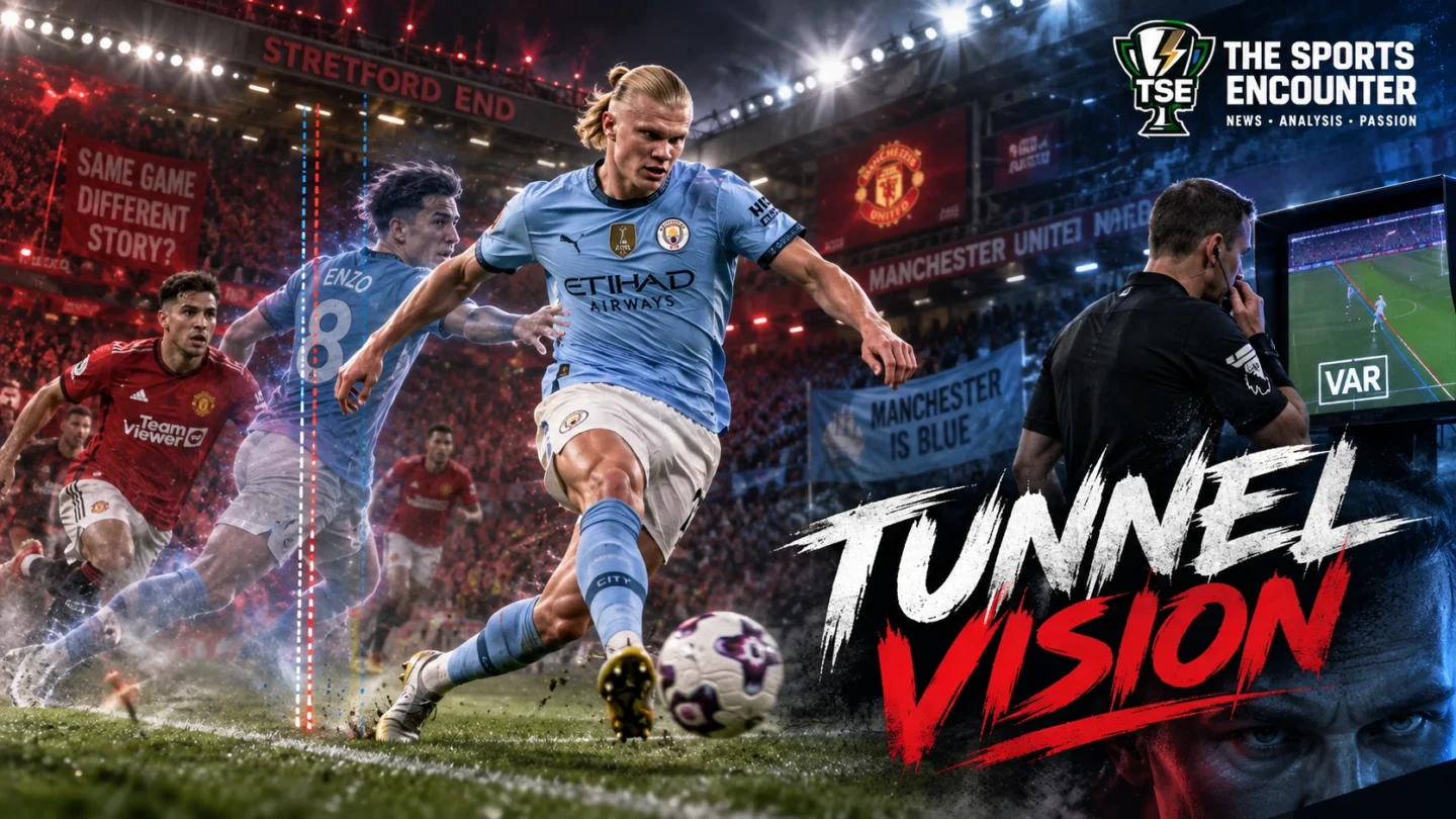 Howard Webb explains the VAR error behind Erling Haaland’s disputed Manchester City goal against Manchester United, with Enzo Fernández’s offside involvement central to the controversy.