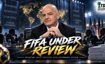 FIFA President Gianni Infantino faces growing governance scrutiny as FIFA considers an independent external review following the collapse of FIFA Forward Enterprise.