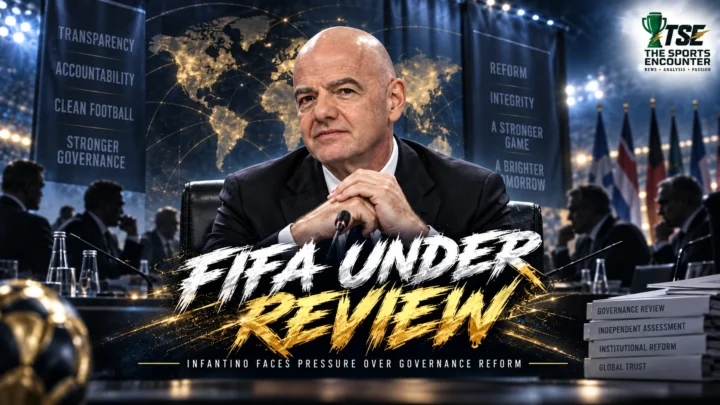 FIFA President Gianni Infantino faces growing governance scrutiny as FIFA considers an independent external review following the collapse of FIFA Forward Enterprise.
