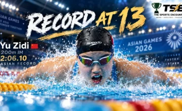 Yu Zidi races in the women’s 200m individual medley after breaking the Asian and world junior records at the 2026 Asian Games in Tokyo.