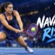 Emma Navarro celebrates after beating Anna Kalinskaya to reach the 2026 US Open quarterfinals, where she will face fellow American Jessica Pegula.
