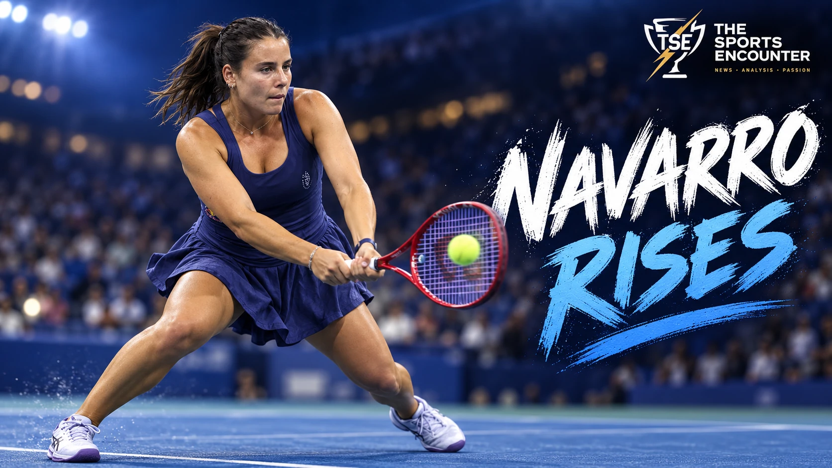 Emma Navarro celebrates after beating Anna Kalinskaya to reach the 2026 US Open quarterfinals, where she will face fellow American Jessica Pegula.