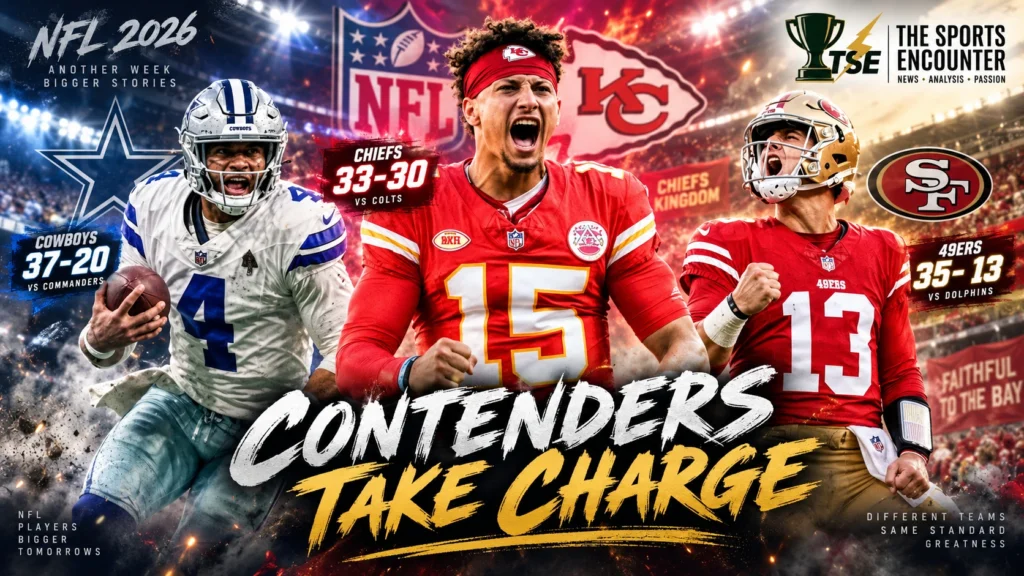Patrick Mahomes, Dak Prescott and Jaxon Smith-Njigba feature in a cinematic NFL Week 2 montage after the Chiefs, Cowboys and Seahawks delivered major Sunday victories.