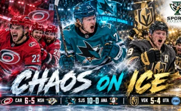 Logan Stankoven, Ivar Stenberg and Jack Eichel headline the September 24, 2026 NHL preseason as Carolina rallies from 5-1 down, San Jose wins 10-0 and Vegas escapes in overtime.