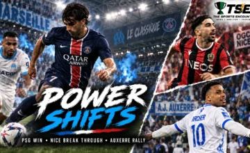 Ferran Torres and Marquinhos feature after PSG’s Le Classique win alongside OGC Nice and Auxerre players celebrating key Ligue 1 Matchday 5 victories.