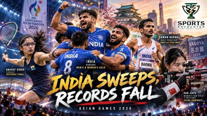 India's kabaddi teams celebrate Asian Games gold as Anahat Singh reaches the squash final, Sawan Barwal wins marathon silver and China dominate rifle shooting in Japan.