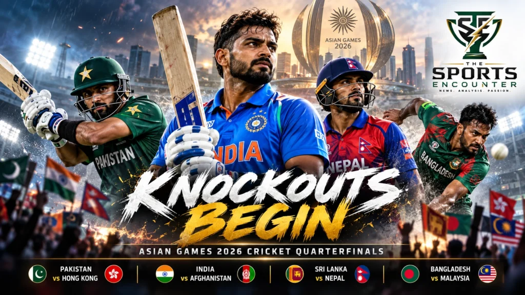 India, Pakistan, Sri Lanka and Bangladesh prepare for the Asian Games 2026 cricket quarterfinals against Afghanistan, Hong Kong, Nepal and Malaysia in Nisshin.