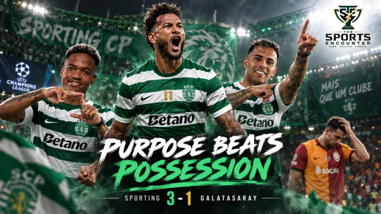 Sporting Punish Galatasaray’s Empty Control in 3-1 Champions League Statement Victory