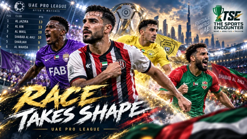 Al Jazira, Al Ain, Al Wasl and Shabab Al Ahli players represent the UAE Pro League's leading teams after five matches of the 2026-27 season.