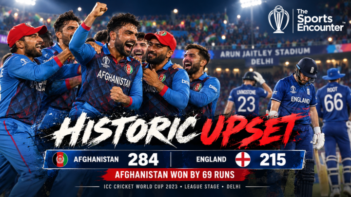 A Celebration of 5000 ODIs Match 44: Gurbaz Lights the Fuse as Afghanistan’s Spinners Humble World Champions England