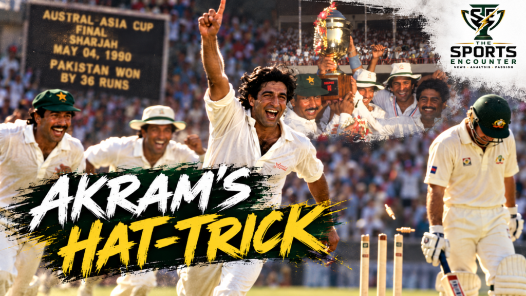 A Celebration of 5000 ODIs Match 67: Wasim Akram's Hat-Trick Seals Pakistan's Sharjah Triumph After Australia Threaten 267 Chase