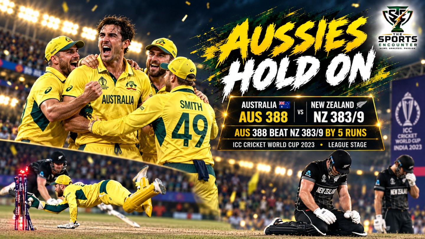A Celebration of 5000 ODIs Match 41: Head’s Return Ignites 771-Run Epic Before Australia Survive Ravindra and Neesham by Five Runs