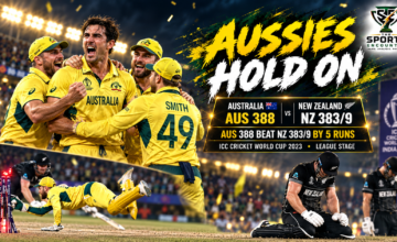 A Celebration of 5000 ODIs Match 41: Head’s Return Ignites 771-Run Epic Before Australia Survive Ravindra and Neesham by Five Runs