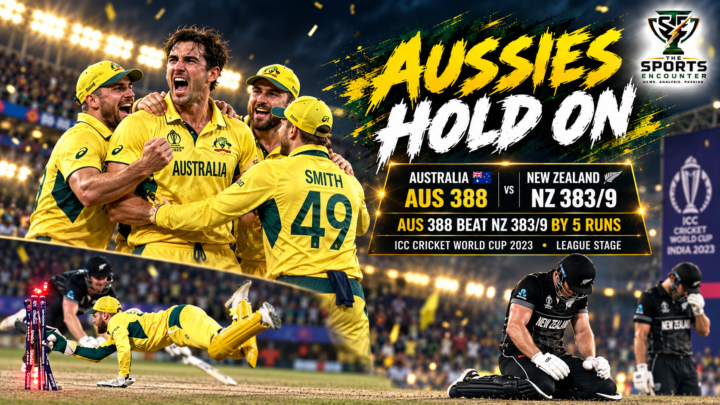 A Celebration of 5000 ODIs Match 41: Head’s Return Ignites 771-Run Epic Before Australia Survive Ravindra and Neesham by Five Runs