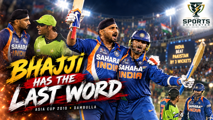A Celebration of 5000 ODIs Match 55: Shoaib Akhtar Riles Harbhajan, but India's No. 8 Has the Last Laugh With a Six Against Pakistan