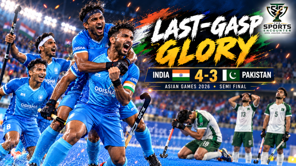 Pakistan Erase 3-0 Deficit, but Abhishek’s Last-Minute Strike Sends India Into Asian Games Final
