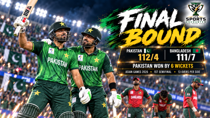 Abdul Samad Breaks Bangladesh’s Grip as Pakistan Reach Asian Games Gold-Medal Match