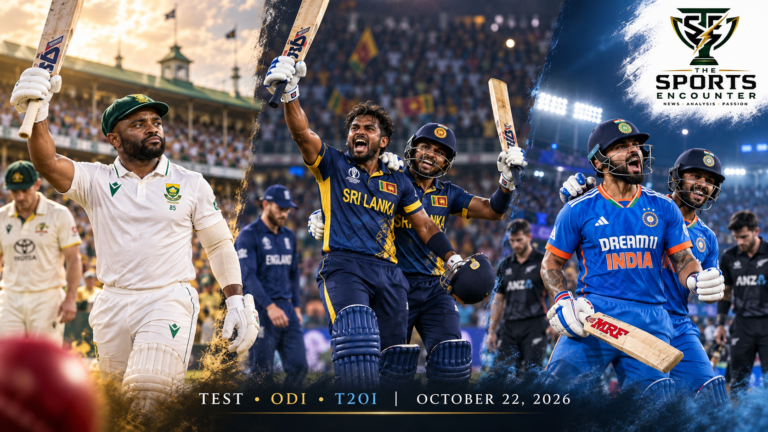 October 22, 2026: Cricket's Three Formats Deliver an Innings Victory, Two Record Chases and a Rare Day of Drama