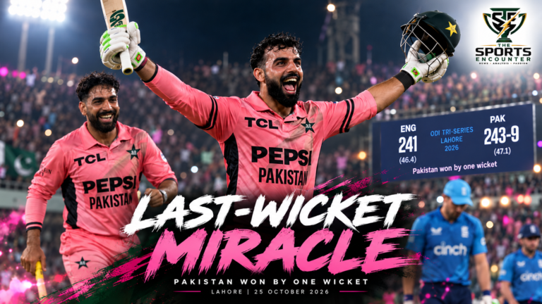 Shadab Khan's Miracle Century Rescues Pakistan From 154/9 as England Lose One-Wicket Thriller in Lahore