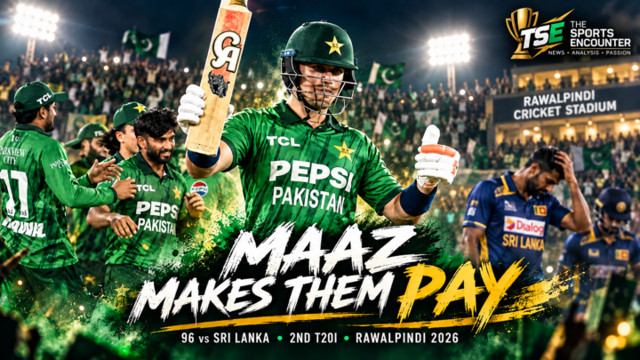 Pakistan Punish Sri Lanka's Four Dropped Catches as Maaz Sadaqat's 96 Seals T20I Series With 82-Run Rout