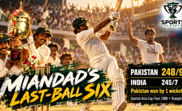 A Celebration of 5000 ODIs Match 46: Miandad Turns Four From One Ball Into the Six That Changed India-Pakistan Cricket