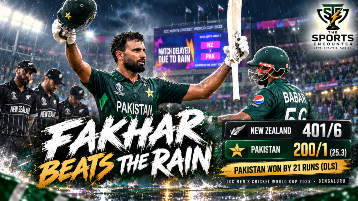 A Celebration of 5000 ODIs Match 45: Fakhar Makes 402 Look Reachable Before Rain Seals Pakistan’s World Cup Lifeline