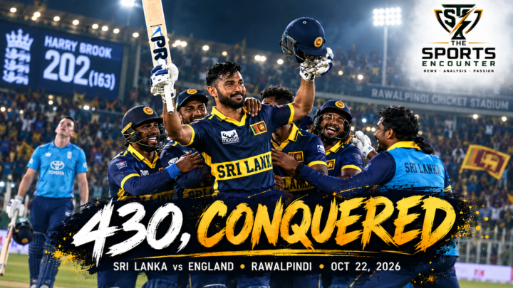 Sri Lanka Chase 430 to Humiliate England at Rawalpindi as Harry Brook's Record 202 Ends in Heartbreak