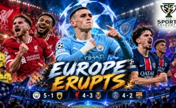 Phil Foden celebrates Manchester City's 5-1 Champions League victory over AEK Athens alongside Liverpool's comeback against Villarreal and PSG's 4-2 win over Barcelona on October 20, 2026.