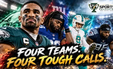 Philadelphia Eagles quarterback Jalen Hurts, New York Giants running back Najee Harris, former Ravens kicker Justin Tucker and Tennessee Titans defensive lineman Jordan Elliott featured in an NFL October 20, 2026, news roundup.