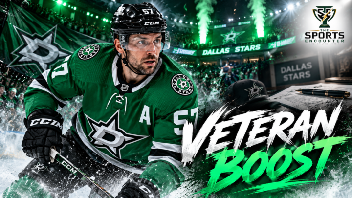 David Perron in an NHL hockey uniform, representing his arrival at the Dallas Stars on a one-year contract for the 2026-27 season.