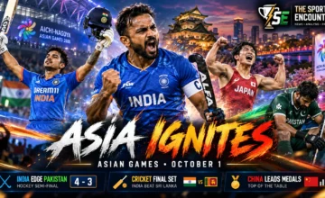 Asian Games 2026 October 1 action featuring India-Pakistan hockey, Japan wrestling champions and men’s cricket semifinalists in Aichi-Nagoya
