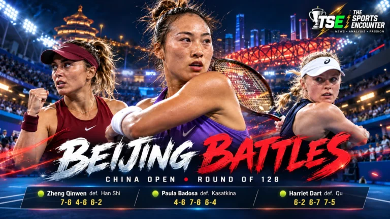 Zheng Qinwen, Paula Badosa and leading players from the China Open 2026 women’s Round of 128 in Beijing