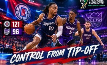 Darius Garland leads the LA Clippers in a 121-96 opening-night victory over the Sacramento Kings.