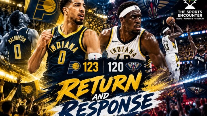 Indiana Pacers celebrate a 123-120 win over the New Orleans Pelicans as Tyrese Haliburton returns.