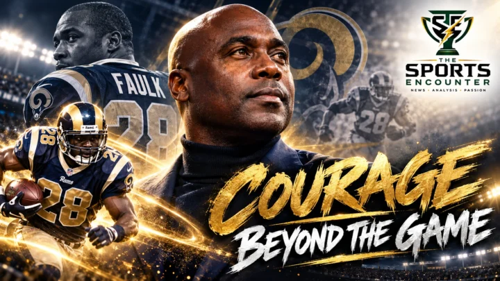 Hall of Fame running back and Southern University head coach Marshall Faulk, former star of the Indianapolis Colts and St. Louis Rams, following his October 2026 disclosure of Parkinson's disease.
