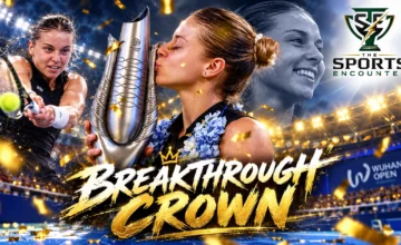 Maja Chwalińska celebrates her comeback victory over Sonay Kartal in the 2026 Wuhan Open final, winning her first WTA 1000 singles title.