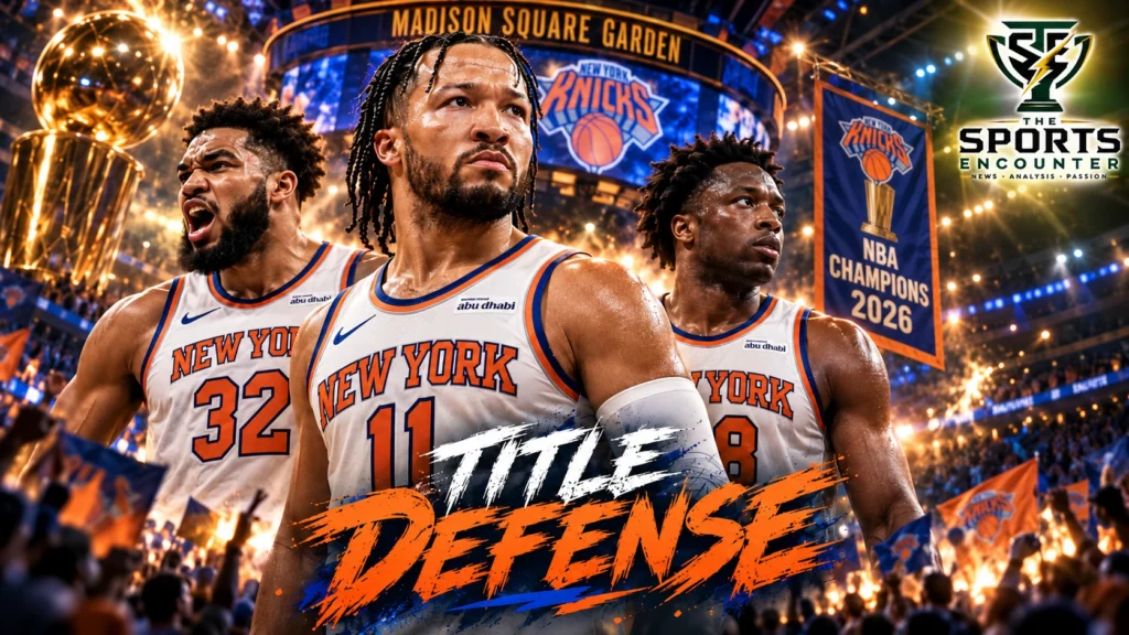 Jalen Brunson leads the New York Knicks as the defending NBA champions prepare for their 2026-27 title defense.