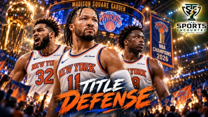 Jalen Brunson leads the New York Knicks as the defending NBA champions prepare for their 2026-27 title defense.