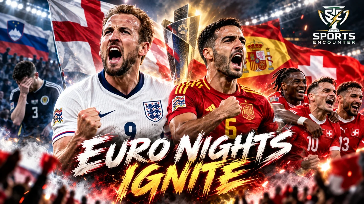Harry Kane, Mikel Merino and Switzerland players headline the October 6, 2026 UEFA Nations League results after wins for England, Spain and Switzerland.