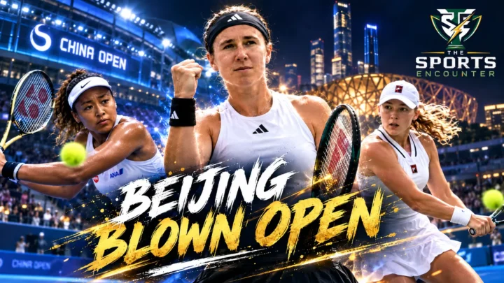 Nikola Bartunkova, Naomi Osaka, Mirra Andreeva and Linda Noskova feature in a China Open 2026 graphic after a dramatic women’s Round of 32 in Beijing.