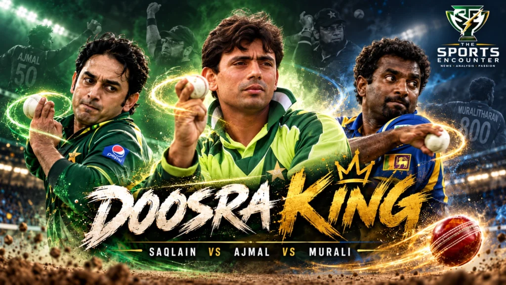 Saqlain Mushtaq, Saeed Ajmal and Muttiah Muralitharan compared in a cricket feature examining the history, technique and greatest exponents of the doosra.