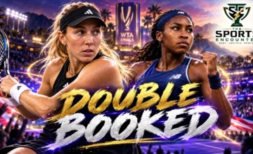 Jessica Pegula and Coco Gauff featured together in a WTA Finals 2026 qualification graphic representing their fifth consecutive appearances at the season-ending championship.
