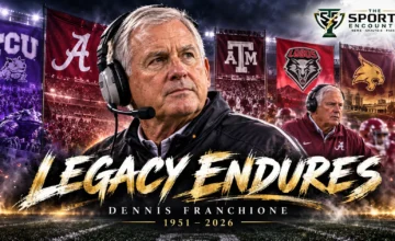Dennis Franchione during his college football coaching career with TCU, Alabama and Texas A&M, remembered after his death at age 75.